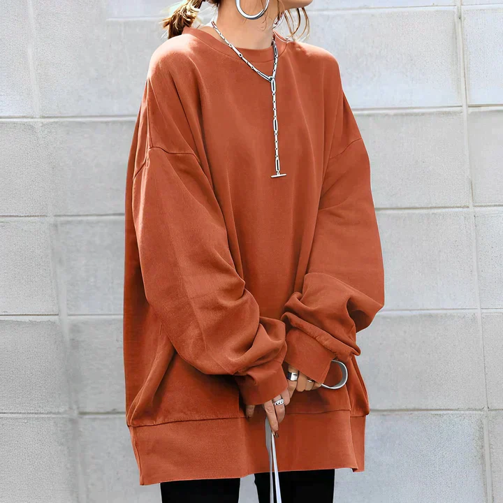 Alice | Women's Oversized Tunic Sweater - Image 4