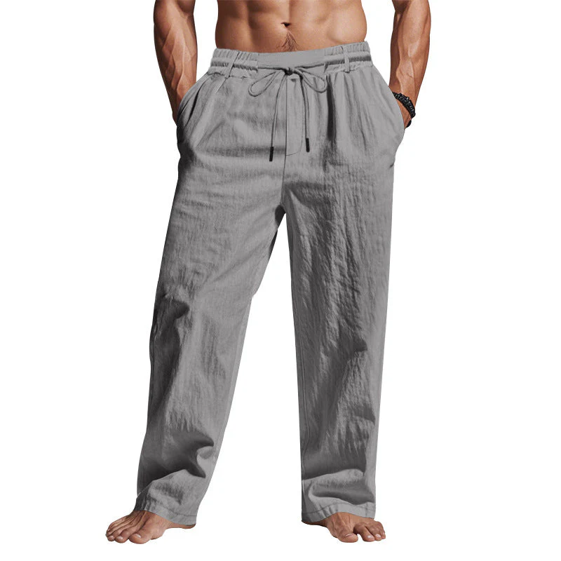 Barney | Men’s Trousers – Relaxed Fit, Breathable Full Length Pants