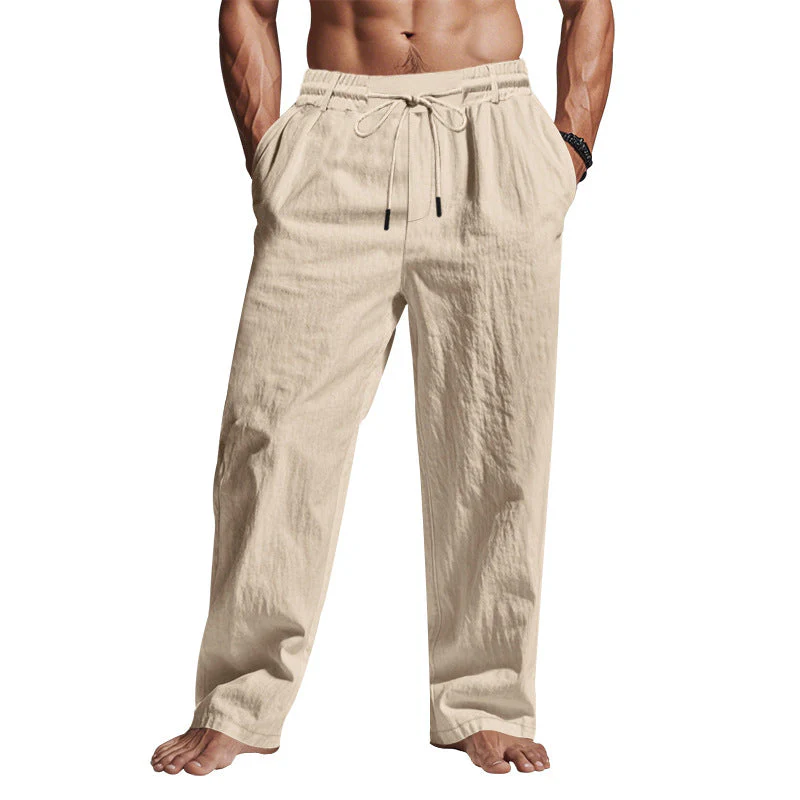 Barney | Men’s Trousers – Relaxed Fit, Breathable Full Length Pants - Image 2