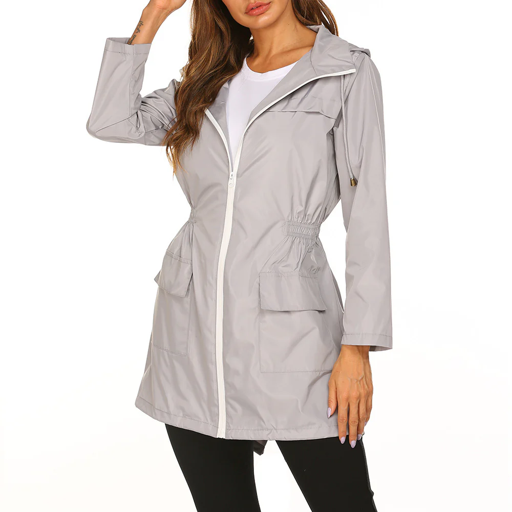 Candice | Women's Hooded Rain Jacket - Image 3