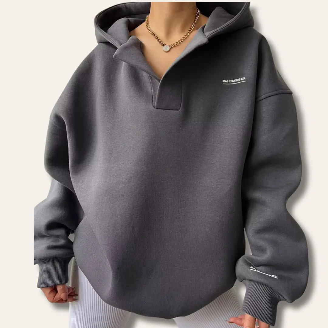 Candice | Women's Oversized Pullover Hoodie - Image 2
