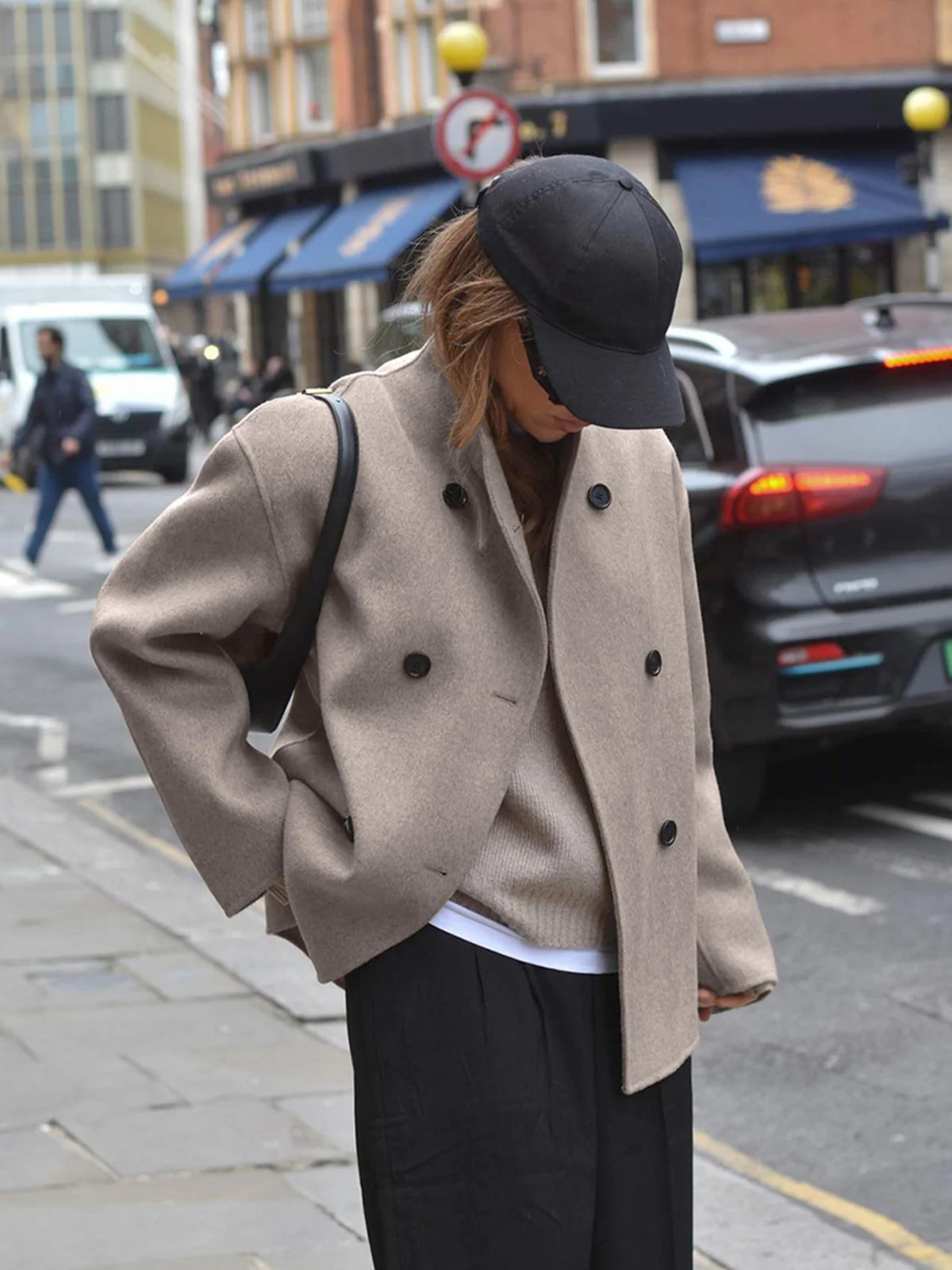 Charlene | Women's Double Breasted Pea Coat - Image 2