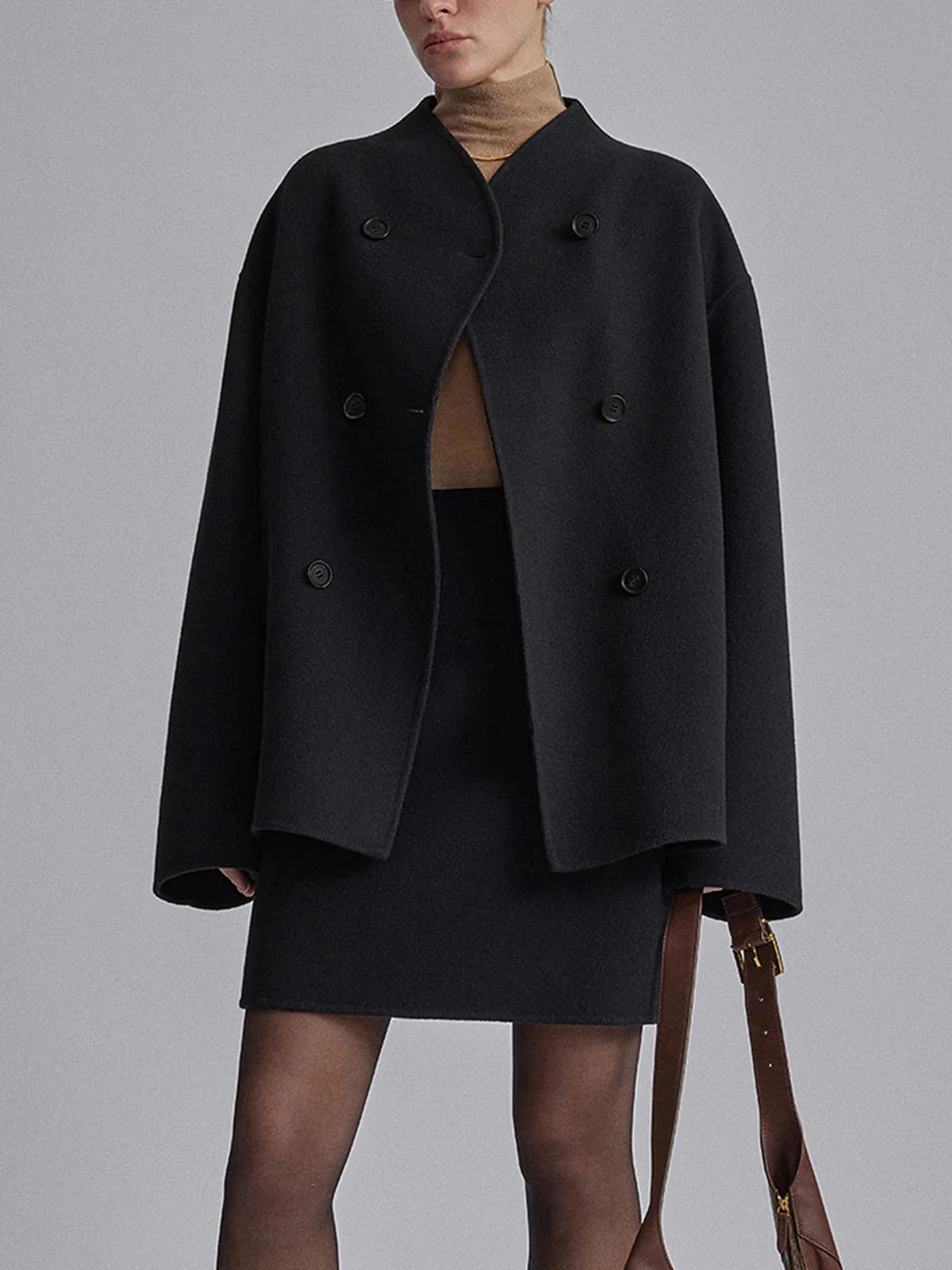 Charlene | Women's Double Breasted Pea Coat - Image 8