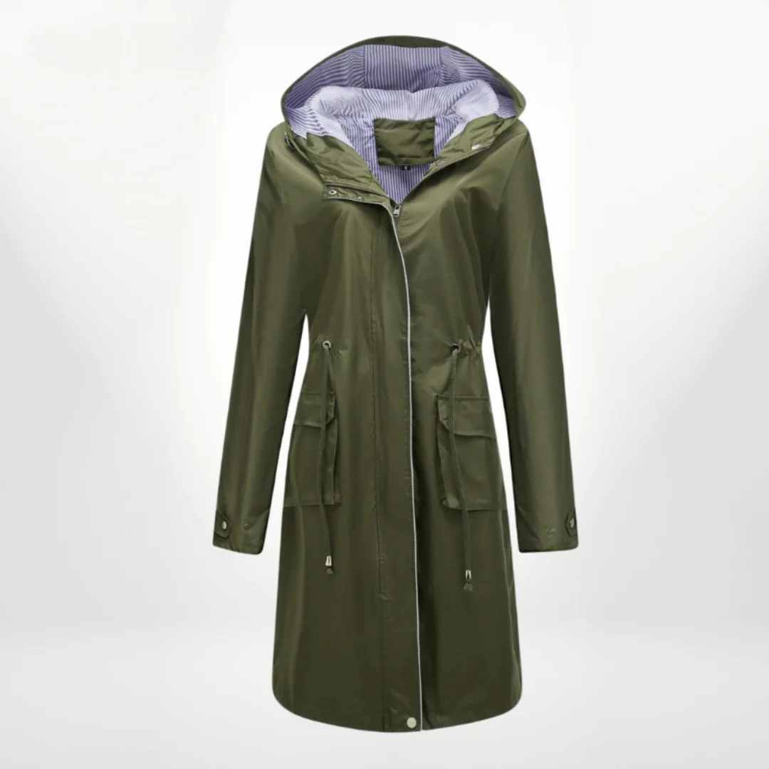 Charlotte | Women's Hooded Mid-Length Anorak Coat - Image 4