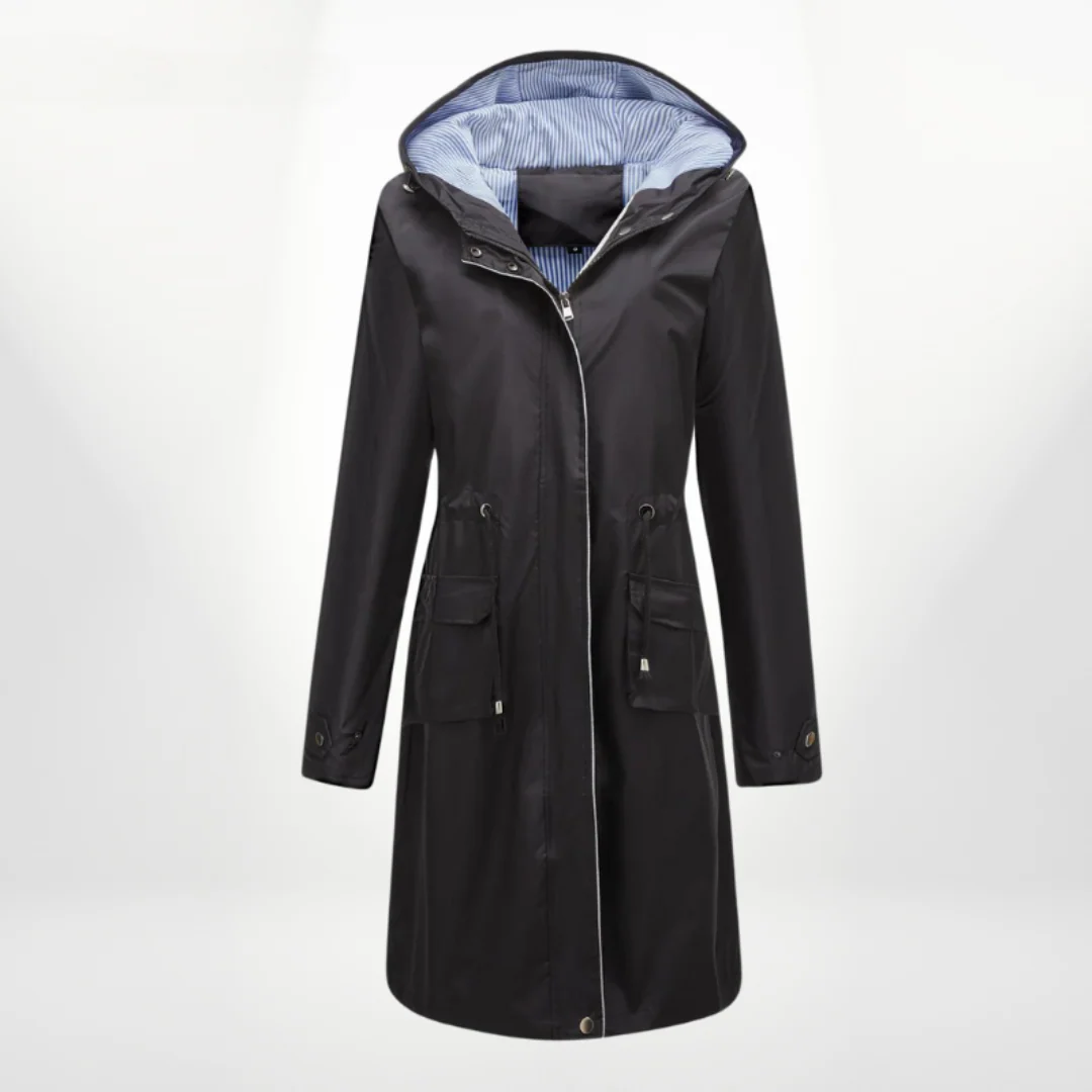 Charlotte | Women's Hooded Mid-Length Anorak Coat - Image 8