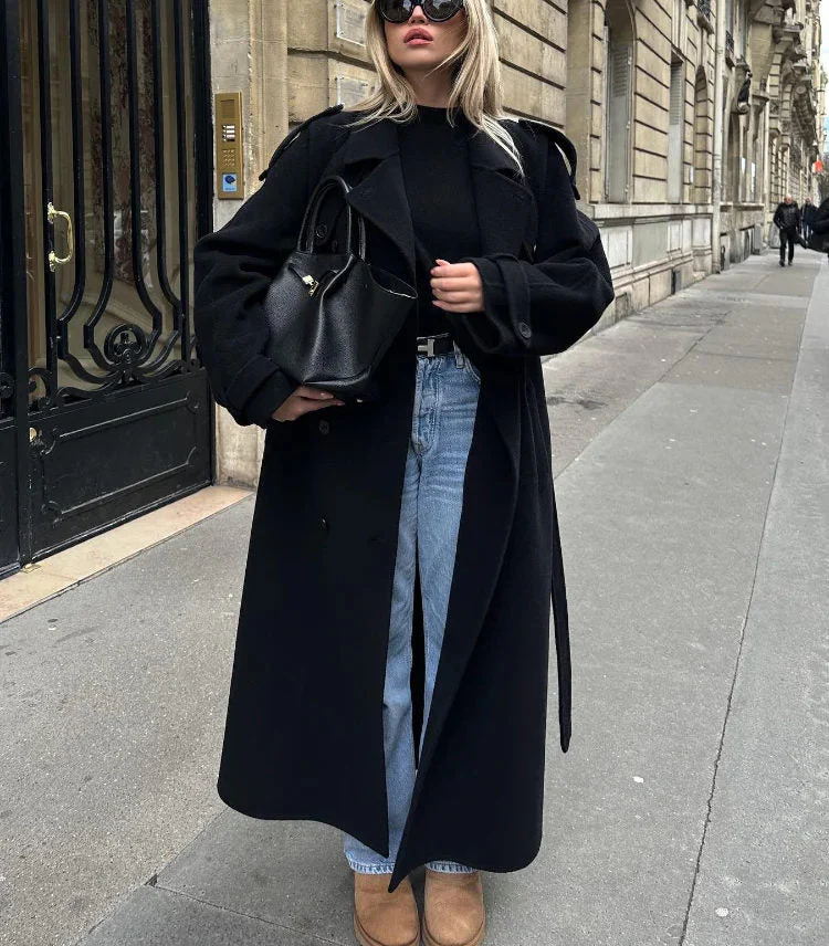 Cheri | Women's Double-Breasted Trench Coat - Image 6