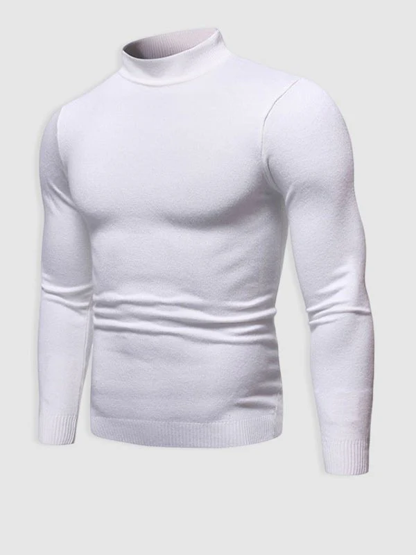 Darryl | Men's Slim-Fit Turtleneck Pullover Sweater - Image 3