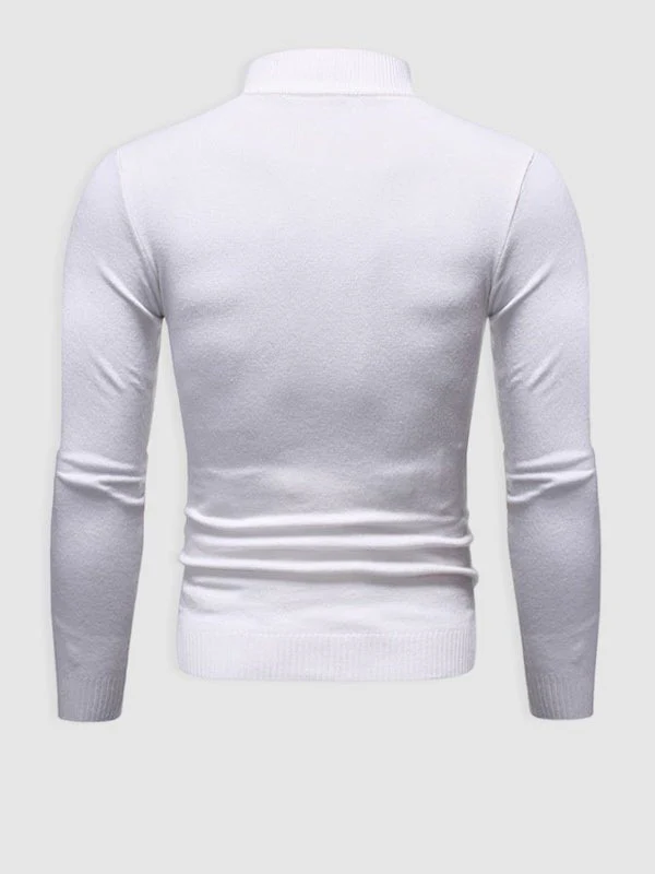 Darryl | Men's Slim-Fit Turtleneck Pullover Sweater - Image 4