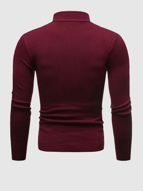 Darryl | Men's Slim-Fit Turtleneck Pullover Sweater - Image 8