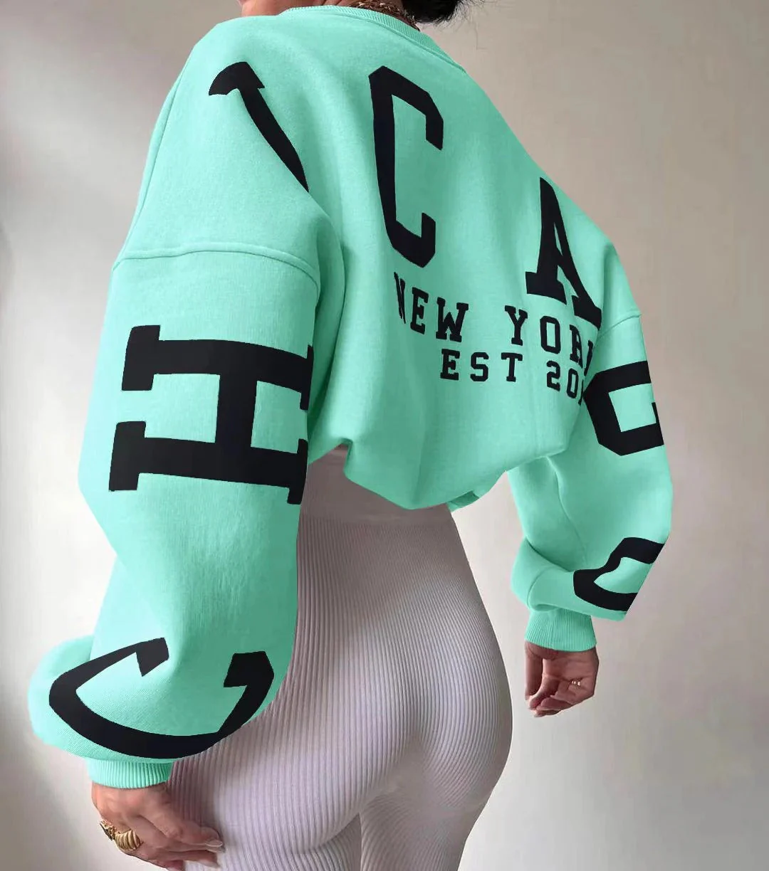 Donna | Women's Oversized Crewneck Sweatshirt - Image 11