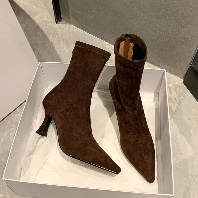 Doris | Women's Pointed Heel Boots - Image 3