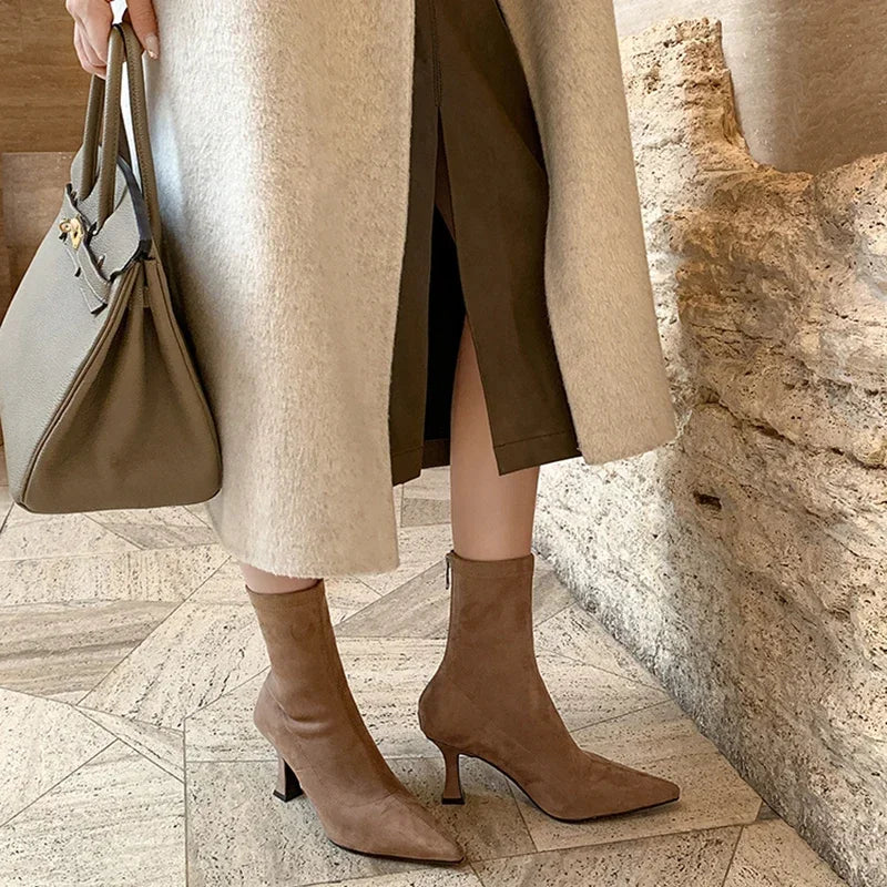 Doris | Women's Pointed Heel Boots - Image 5