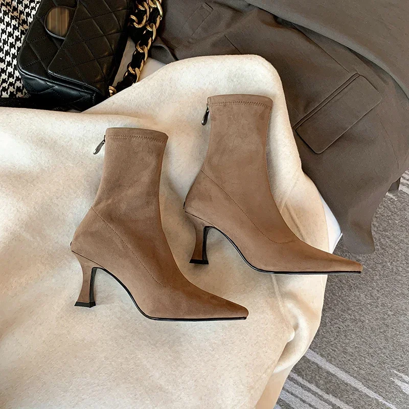 Doris | Women's Pointed Heel Boots - Image 6