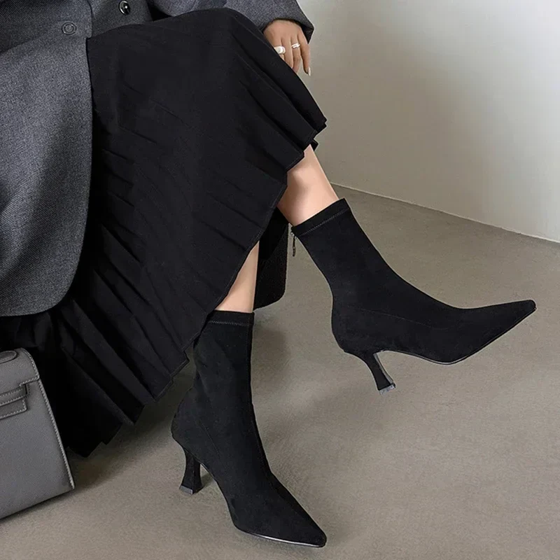 Doris | Women's Pointed Heel Boots - Image 7