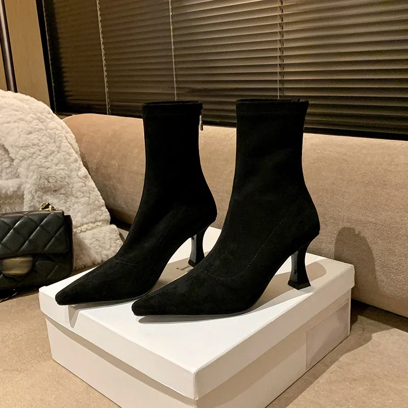 Doris | Women's Pointed Heel Boots - Image 8