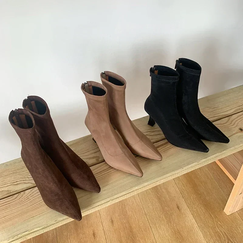 Doris | Women's Pointed Heel Boots - Image 9