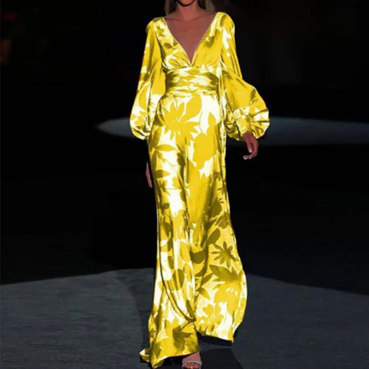 Felicia | Elegant Flowy Maxi Dress for Everyday and Evening Wear - Image 3