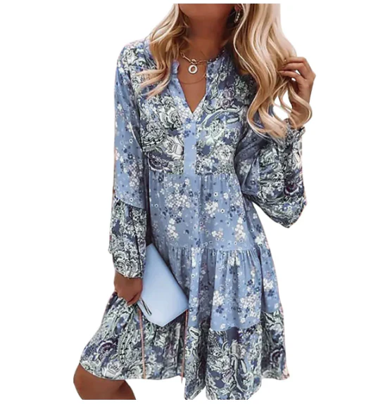 Gabriella | Stylish Boho Dress with Floral Print - Image 4