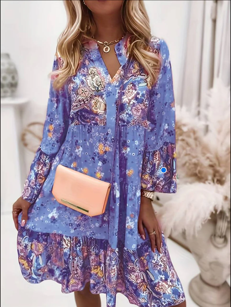 Gabriella | Stylish Boho Dress with Floral Print - Image 5