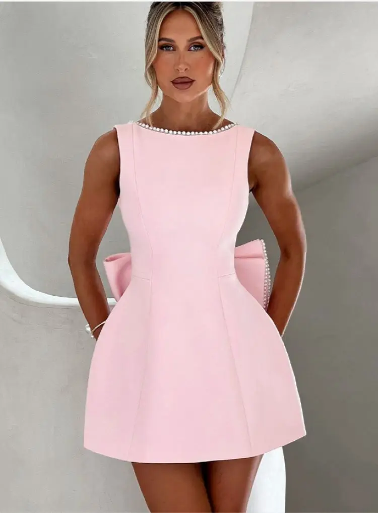 Harmonia | Elegant Mini Dress with Flattering Silhouette - Image 5