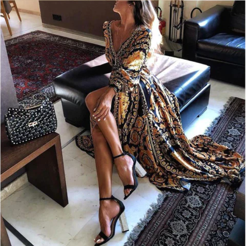Harmony | Bohemian Maxi Dress - Elegant and Flowy - Image 3