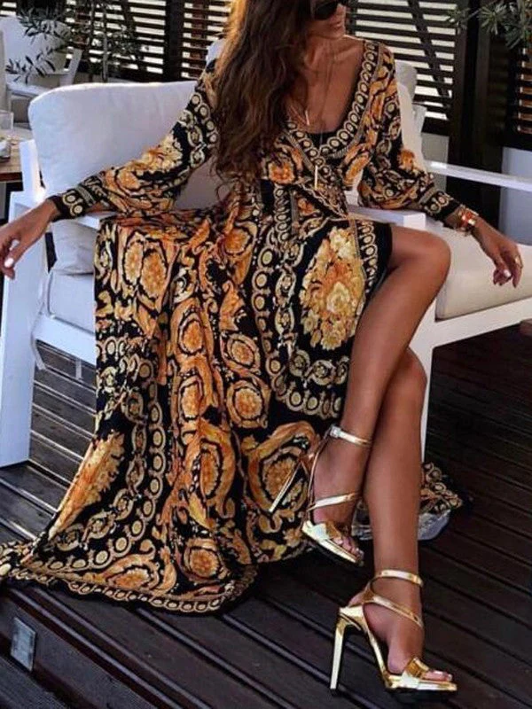 Harmony | Bohemian Maxi Dress - Elegant and Flowy - Image 6