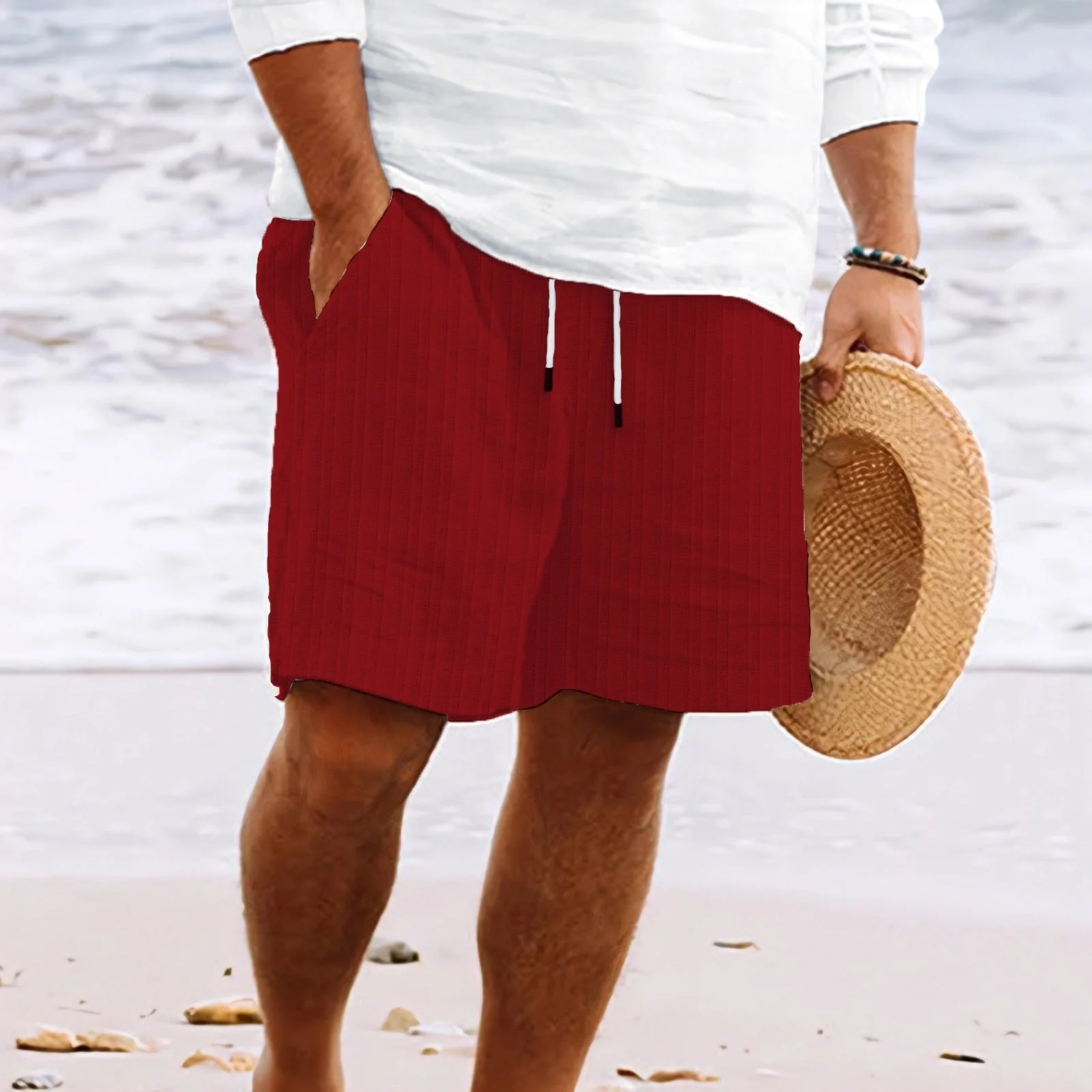 Holden | Relaxed Fit Shorts with Drawstring and Pockets - Image 6