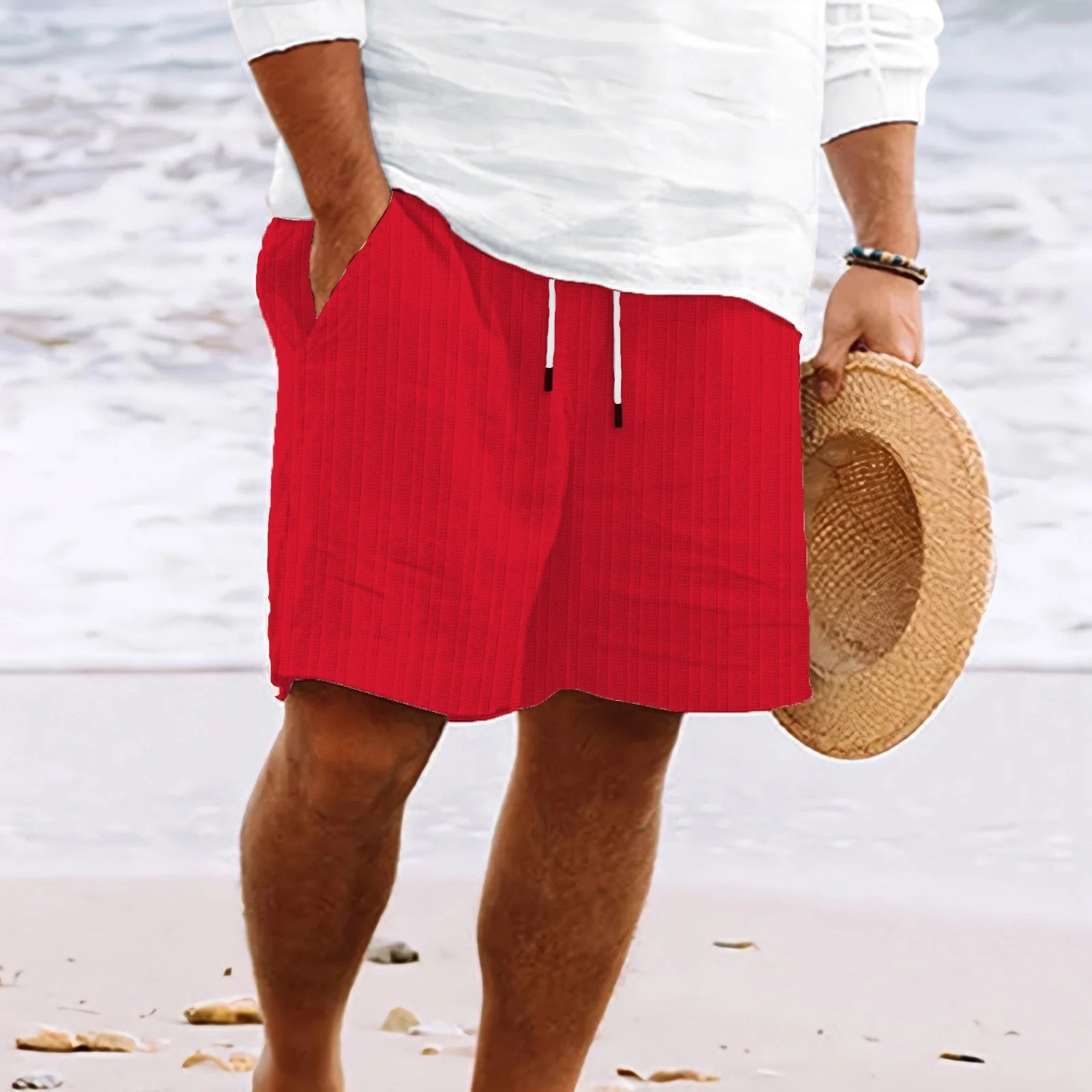 Holden | Relaxed Fit Shorts with Drawstring and Pockets - Image 9
