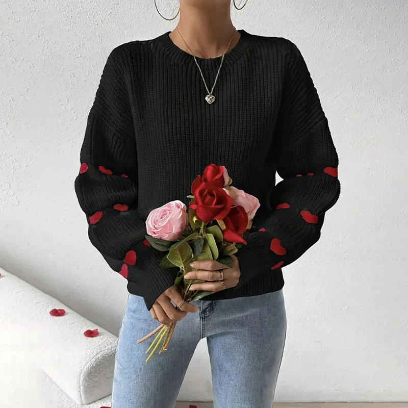 Jade | Women's Relaxed Fit Crewneck Sweater - Image 2