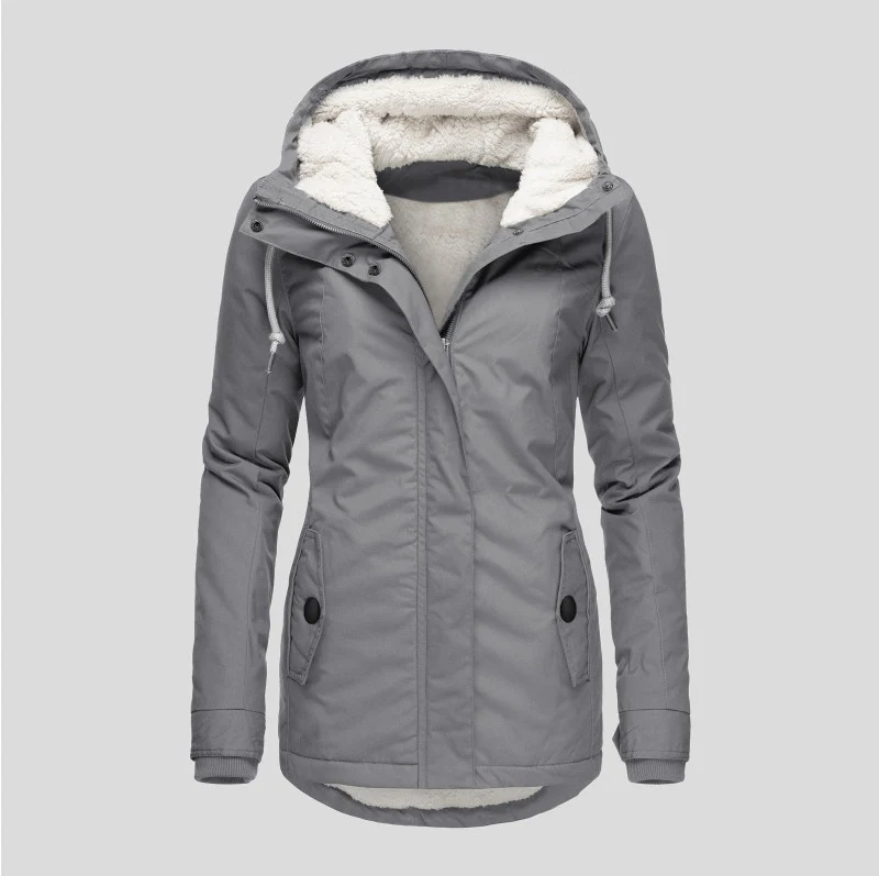 Jessica | Women's Fleece Lined Hooded Jacket - Image 4