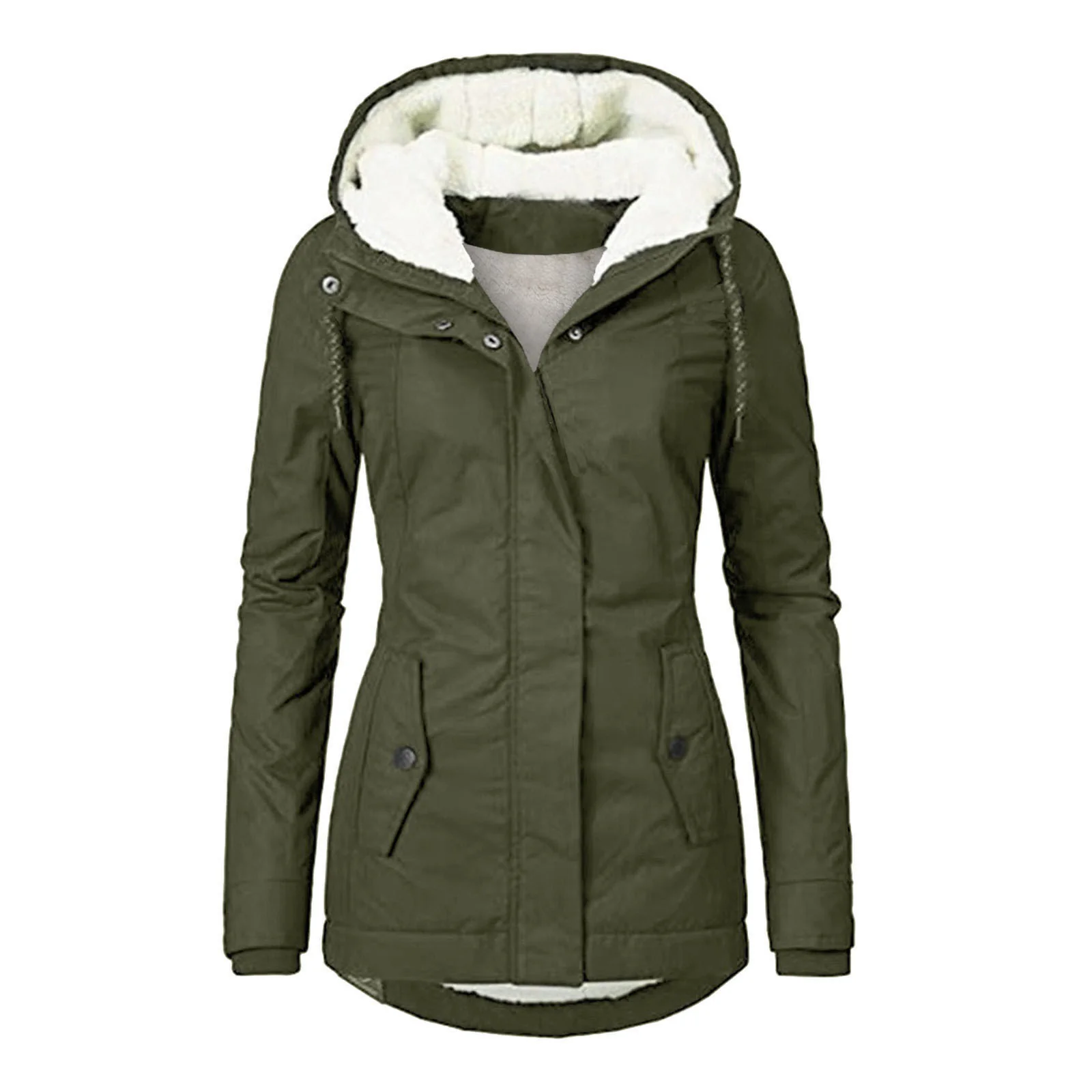 Jessica | Women's Fleece Lined Hooded Jacket - Image 5