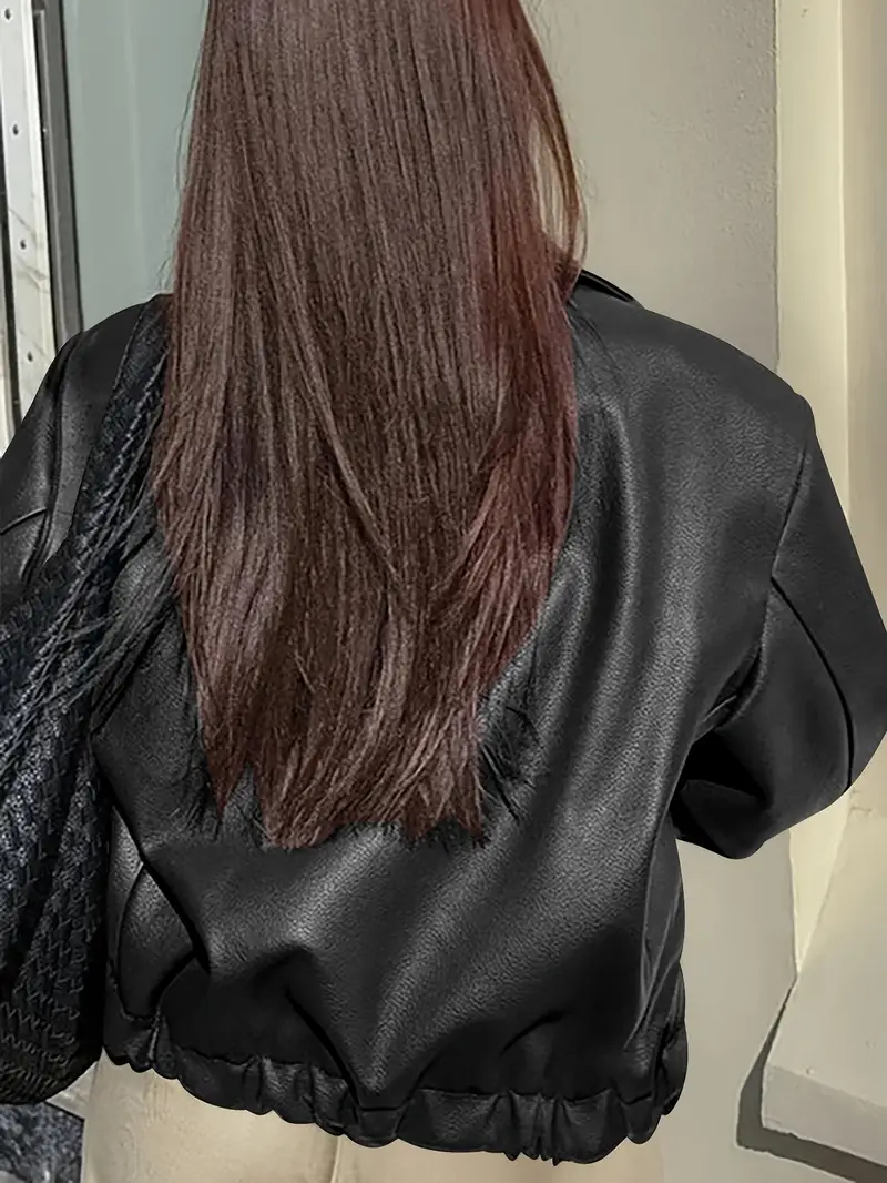 Karen | Women's Relaxed Fit Zip-Up Bomber Jacket - Image 8