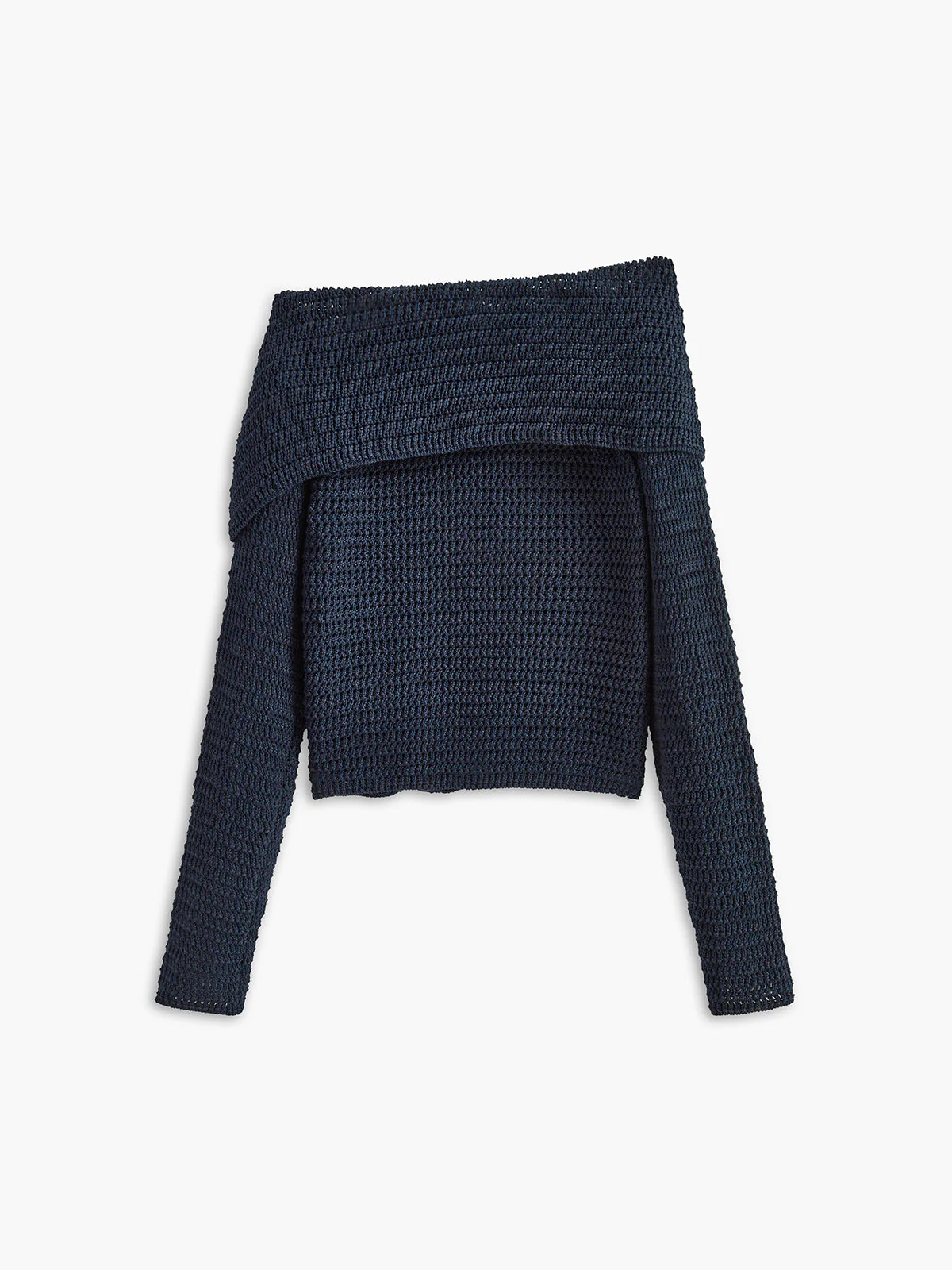 Kiara | Women's Off-the-Shoulder Long Sleeve Sweater - Image 2