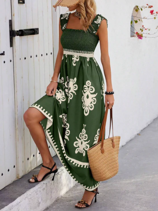 Lauren | Summer Bohemian Long Dress - High-Quality Fabric - Image 2