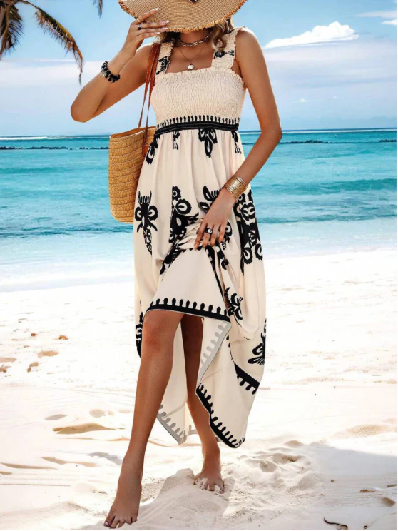 Lauren | Summer Bohemian Long Dress - High-Quality Fabric - Image 3