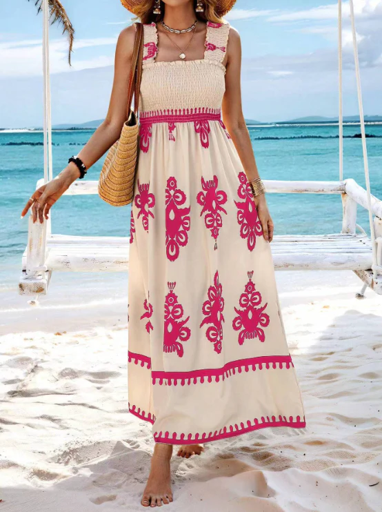 Lauren | Summer Bohemian Long Dress - High-Quality Fabric - Image 5