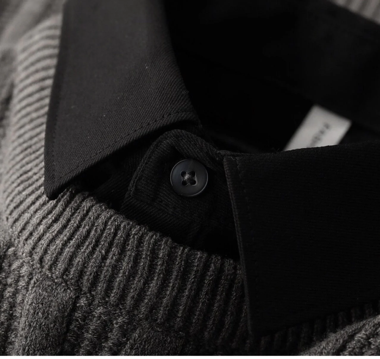 Lenny | Men's Ribbed Polo Collar Sweater - Image 4