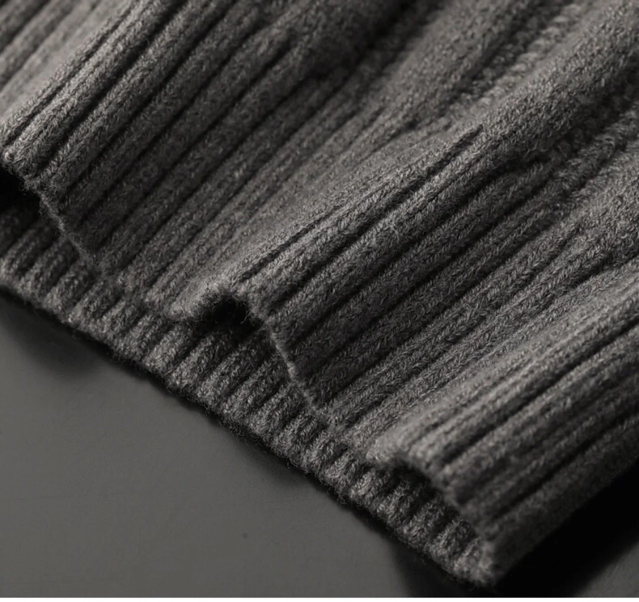 Lenny | Men's Ribbed Polo Collar Sweater - Image 8