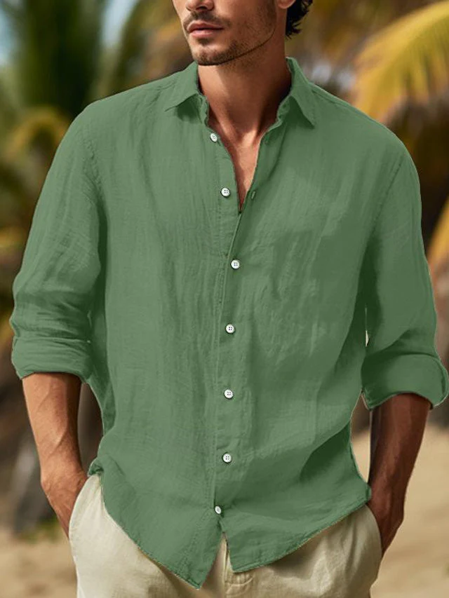 Leonard | Stylish William Long Sleeve Shirt for Men - Image 5