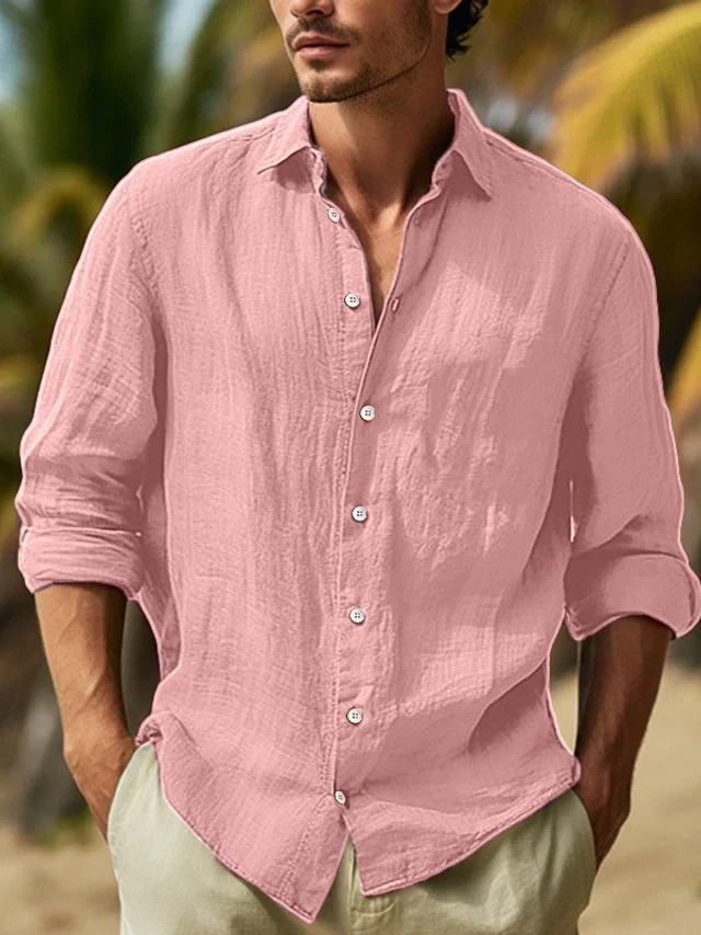Leonard | Stylish William Long Sleeve Shirt for Men - Image 6