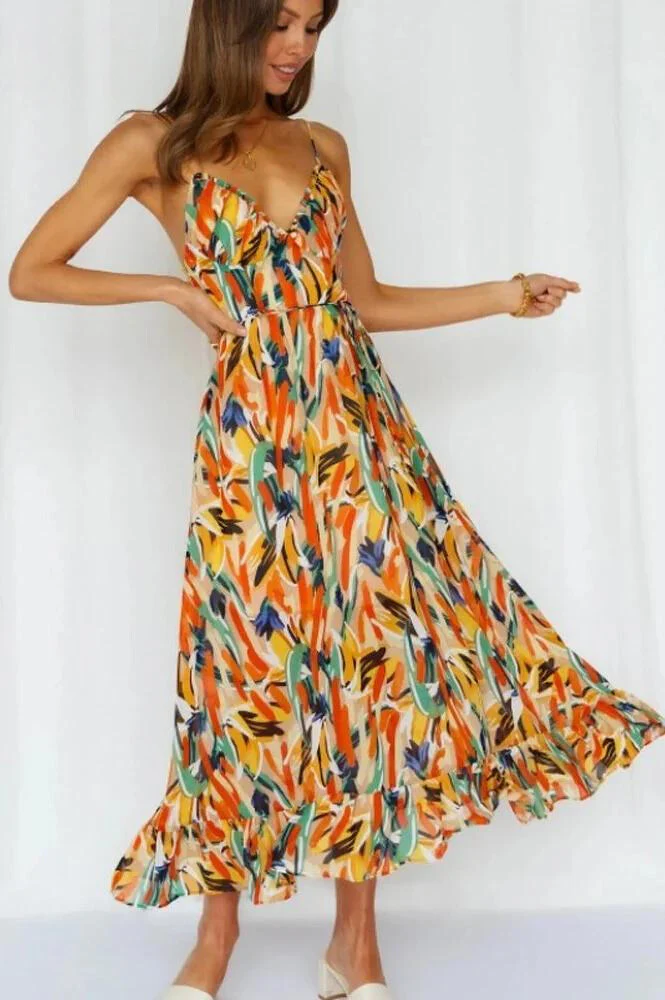 Liliana | Women’s Vibrant Lightweight Flowy Dress for Summer Days - Image 12