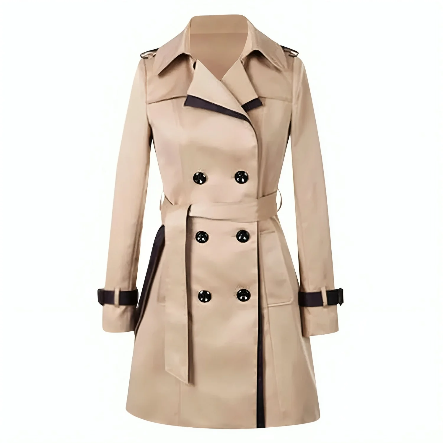 Linda | Women's Double-Breasted Trench Coat - Image 4
