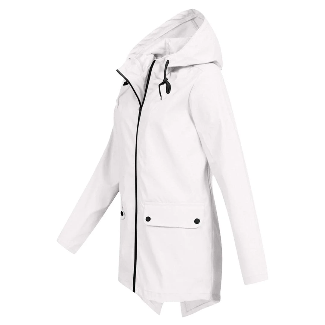 Maria | Women's Hooded Longline Jacket - Image 3
