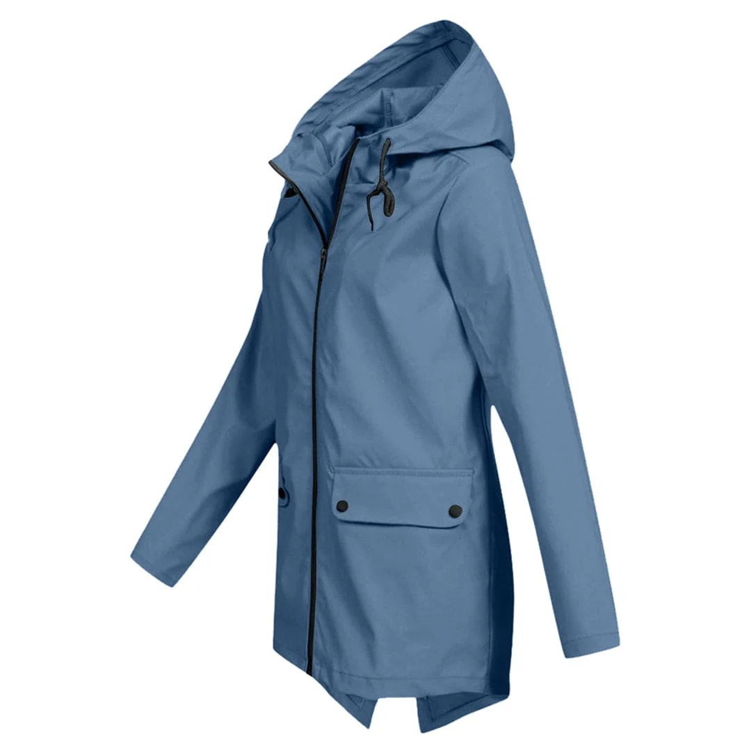 Maria | Women's Hooded Longline Jacket - Image 7