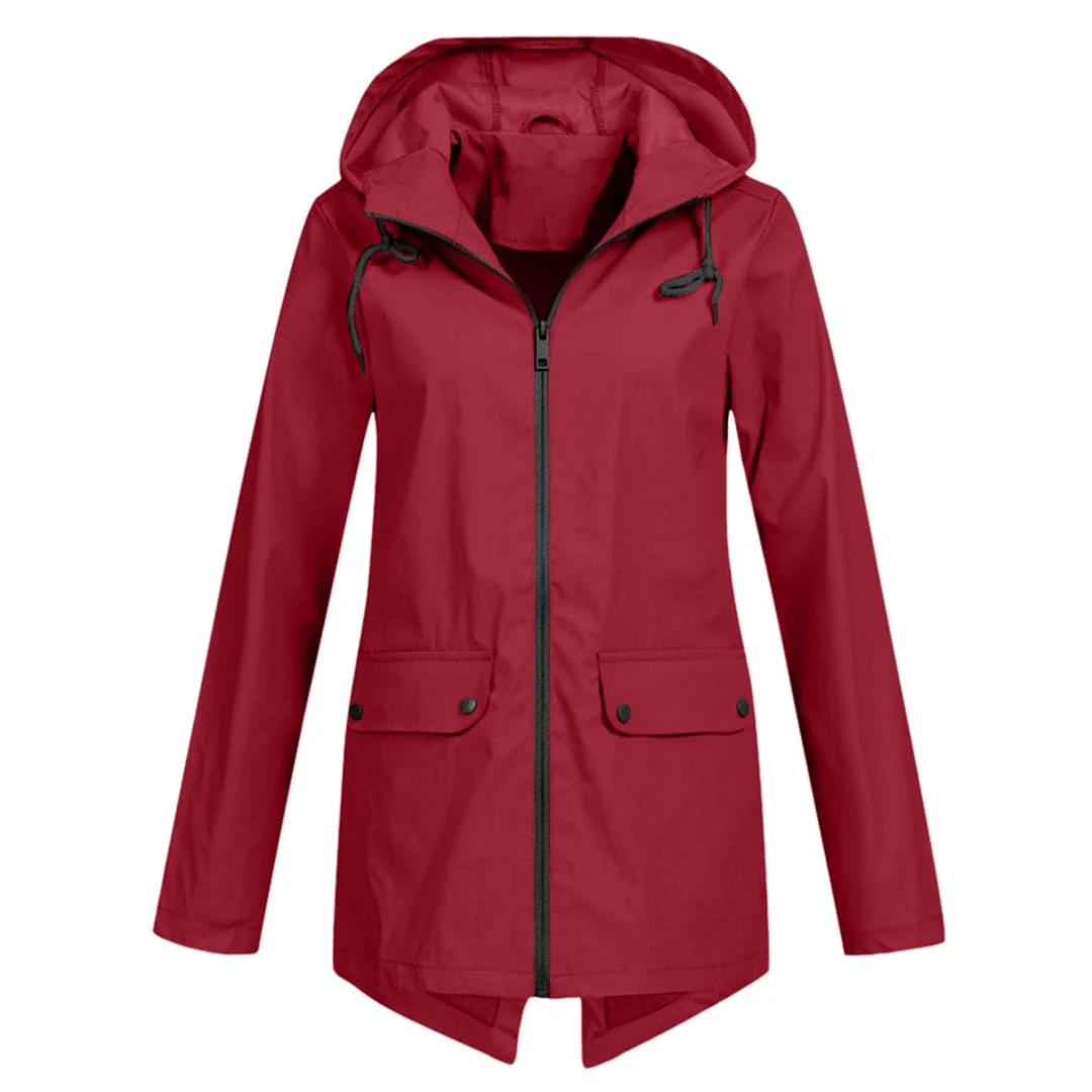 Maria | Women's Hooded Longline Jacket - Image 9