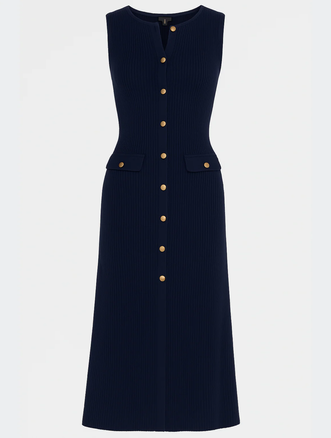 Marilyn | Stylish Midi Dress with Buttons - Image 5