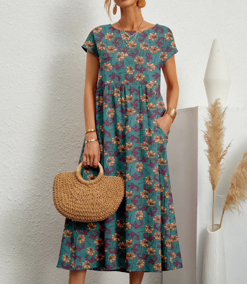 Maureen | Elegant Floral Dress for Every Occasion - Image 3