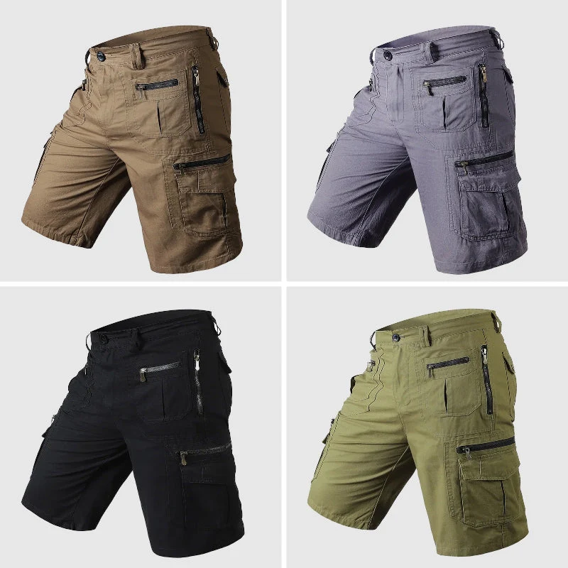 Micah | Durable Multi-Pocket Knee Length Cargo Shorts - Image 11