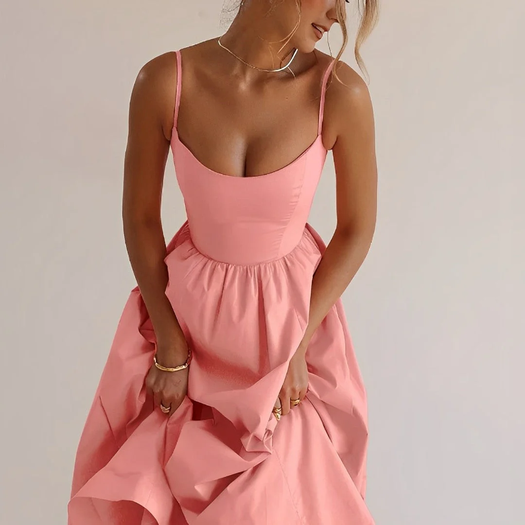 Michele | Stylish Summer Midi Dress - Image 5