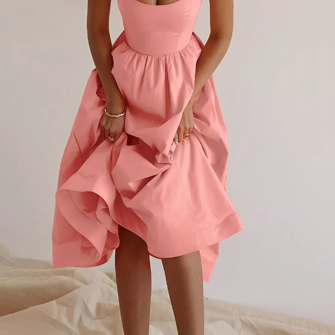 Michele | Stylish Summer Midi Dress - Image 6